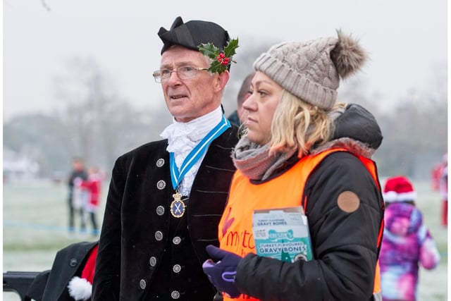 The Santa Dash returned on December 11. Photo by David Hastings/dh Photo