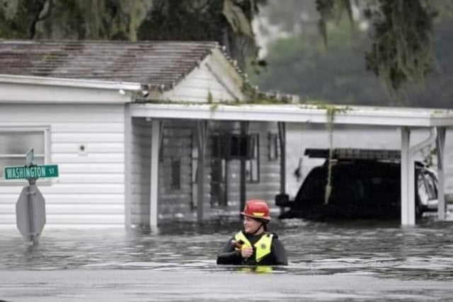 Photos of the devastation caused by Hurricane Ian in Fort Myers, Florida.