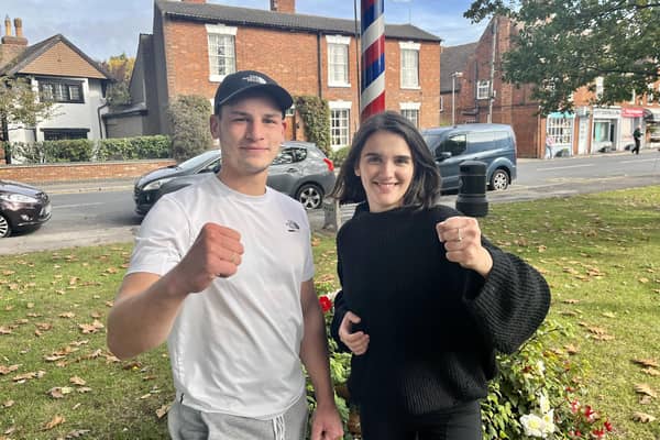We can do it... friends Drew Garaghty and Diana Medintu are joining forces to raise money for Don't Look Down, the special fund set up in memory of Fred Bennett, 14, from Dunchurch.