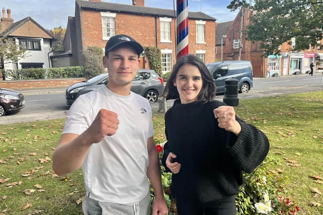 We can do it... friends Drew Garaghty and Diana Medintu are joining forces to raise money for Don't Look Down, the special fund set up in memory of Fred Bennett, 14, from Dunchurch.
