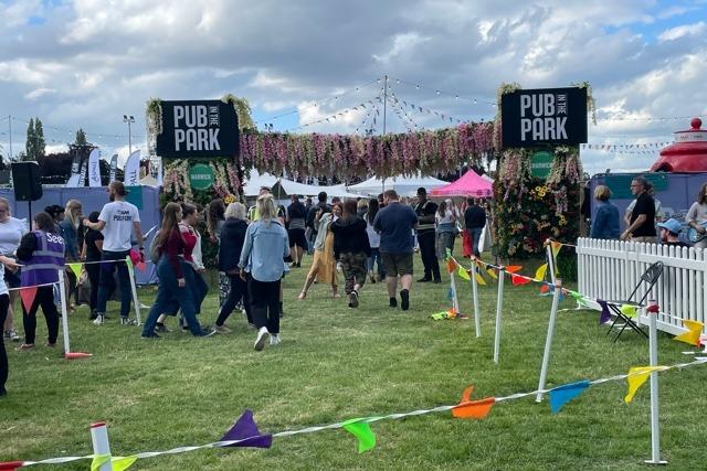 Pub in the Park returned to the town for the third year. Photo by Kirstie Smith