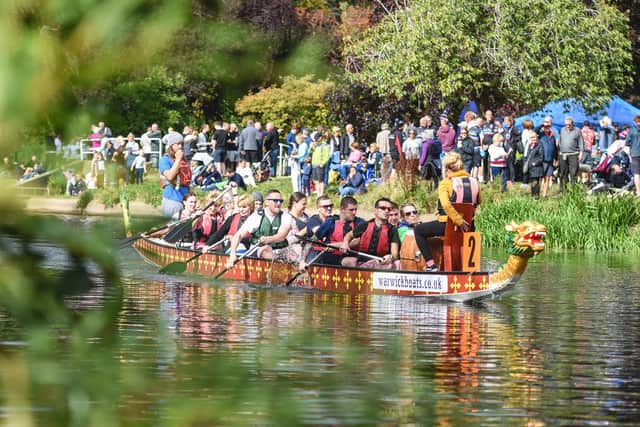 A previous Warwick Dragon Boat Festival Race. Photo by Sarah Hill  of Gecko Photography.