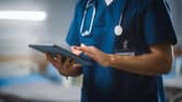 A stock picture of a doctor