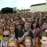 Enjoying The Saturday's performance at BBC Radio 1's Big Weekend. (2805PG35)