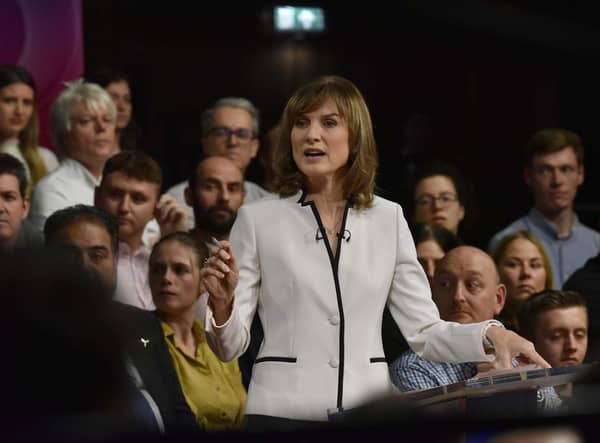 Question Time host Fiona Bruce 