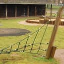 The play area in Abbey Fields Kenilworth