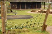 The play area in Abbey Fields Kenilworth