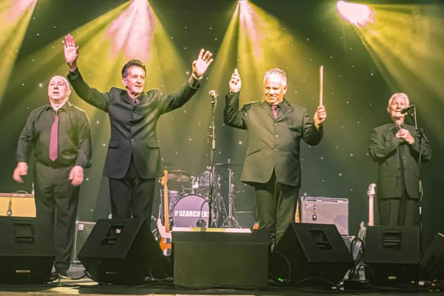 The Searchers on stage at the Benn Hall.