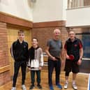 From left to right: Ben Rourke and Tudor Draghici (Church) and Guy Ashworth and Dave Hawker (Eathorpe). Eathorpe won 4-1