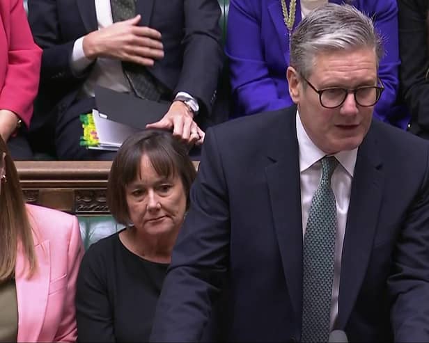 Sir Keir Starmer speaks at Prime Minister’s Questions.