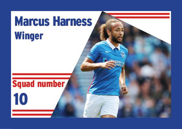 Marcus Harness is starting to find the consistency to his performances that Blues fans have been crying out for. The attacker is Pompey's current top goalscorer with five in total, but has scored four in his past six appearances. Harness is instrumental to the club's attacking play and will be crucial once again on Saturday.