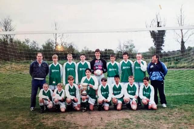 Celebrating 50 years of Leamington Hibernian FC. Picture supplied.