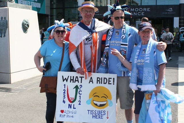 Coventry and Luton fans share their hard luck stories before the game!