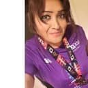 Satvir Sembhi with her medal for finishing the London Marathon 2022. Picture supplied.