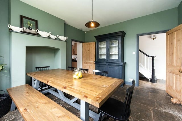 The Vicarage's dining room.