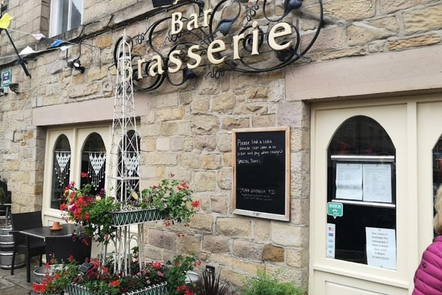 The Bar Brasserie, 2-5 Old Court House, George Street, Buxton, SK17 6AY. Rating: 4.6/5 (based on 136 Google Reviews). "Excellent selection of drinks (from wines and gins to cocktails) and authentic French food. It was difficult to choose - there are so many tempting options!"