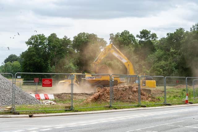 The HS2 site in Stoneleigh. Photo by Mike Baker