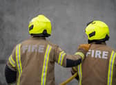 EDITORS NOTE: NAMES BLURRED AT REQUEST OF LONDON FIRE BRIGADE File photo dated 21/07/22 of new London Fire Brigade recruits go through their paces during a drill at a Fire station in East London.