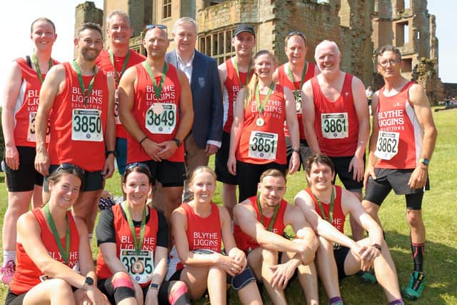 The team of runners from title sponsor Blythe Liggins. Picture supplied