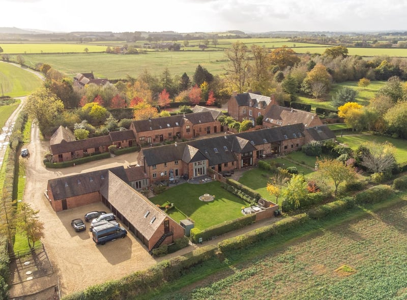 An aerial shot of the site. Photo by DM & Co. Homes