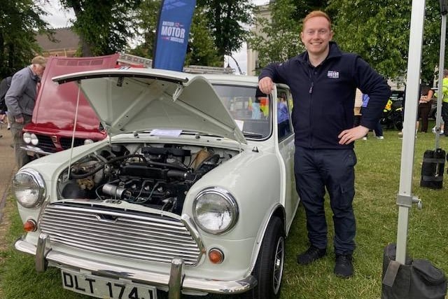 Mark Treadwell, marketing officer for the British Motor Museum which supported the event.