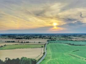 A view from Flecknoe towards Sawbridge. 
Photography by Mike Tobin.