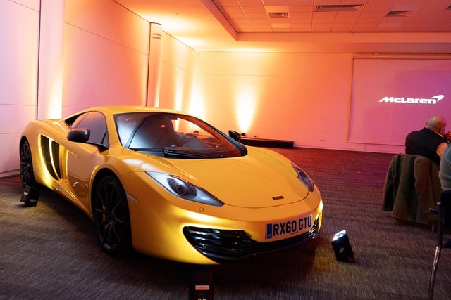 Experts talk about the development of the McLaren supercar at the British Motor Museum in Gaydon