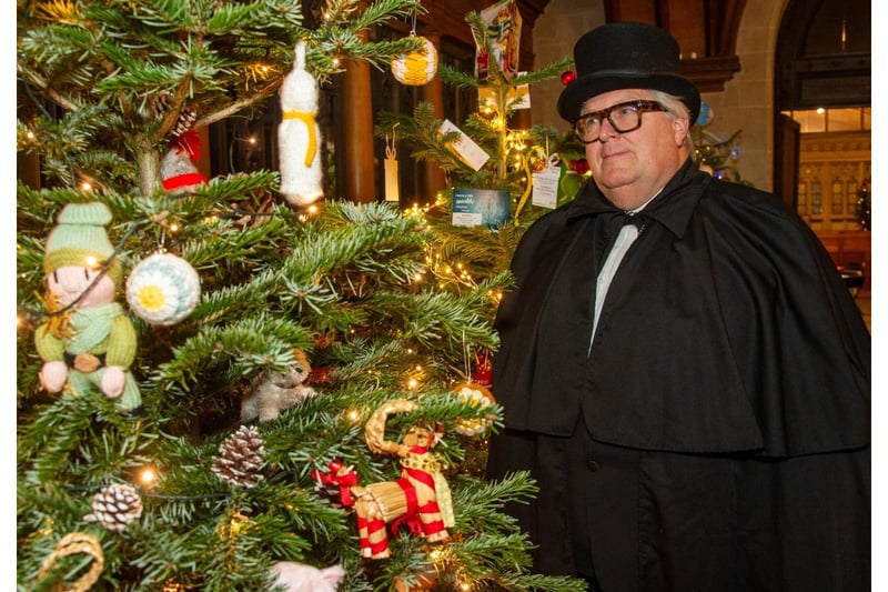 The Christmas Tree Festival launched during the town's Victorian Evening.  Pictured: Richard Warren