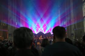 The first performance of the show at St Mary's Church in Warwick in March