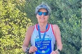 Zelda now has her 'blue number' after completing 10 35-mile ultra-marathons.