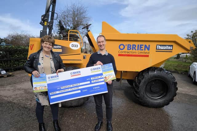 O'Brien Charitable Trust donates £3,000 to The Friendship Project for Children