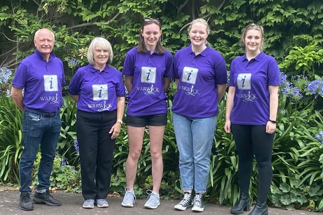 The Warwick town ambassadors for 2022. From left to right: Steve Garrison, Chris Shaw, Charlotte Booth, Jess Palmer and Grace Offer. Lesley Langdon is also in the team but is not pictured. Photo supplied