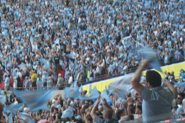Coventry fans full voice during the game