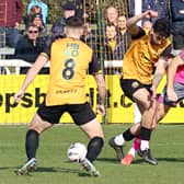 Leamington are in the relegation zone following a 2-0 defeat at home to Boston United.