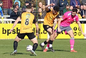 Leamington are in the relegation zone following a 2-0 defeat at home to Boston United.