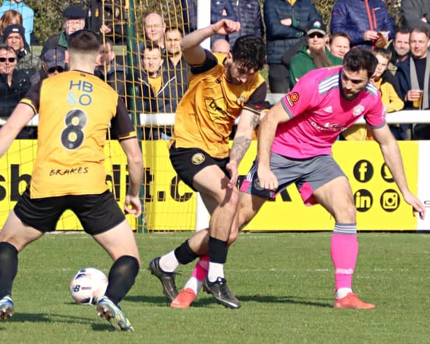 Leamington are in the relegation zone following a 2-0 defeat at home to Boston United.