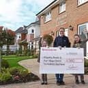 Last year Redrow Midlands has donated £260 to Girlguiding Alcester & Avon Villages District as part of its community fund. Pictured: Isabelle Archer, Isabel Stanley and Stephanie Jackson. Photo supplied