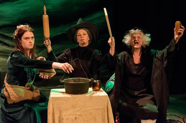 '​To Pratchett’s millions of fans, it all makes perfect sense': Wyrd Sisters at the Loft (photo: Richard Smith)