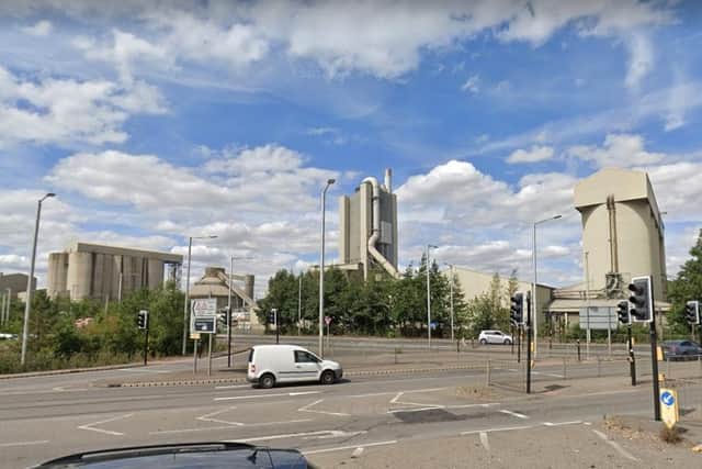 The Cemex plant in Lawford Road, Rugby. Photo: Google Street View.