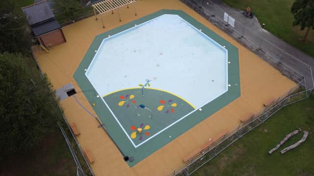 An opening date has been announced for the newly refurbished paddling pool in Victoria Park in Leamington. Photo by Warwick District Council