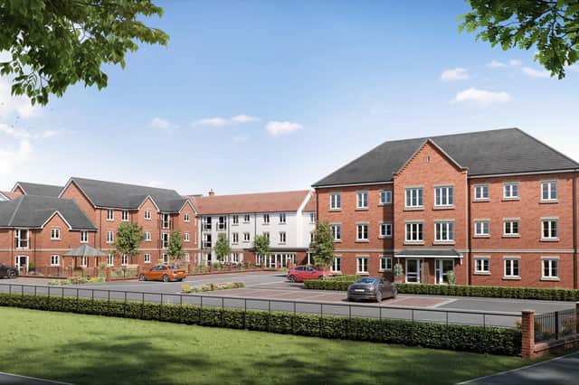 How the complex is expected to look once finished.