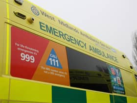 A motorcyclist has been taken to hospital after a crash in Lighthorne. Photo by West Midlands Ambulance Service
