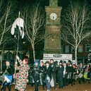 Town centre is alive with sound and colour for lantern parade.