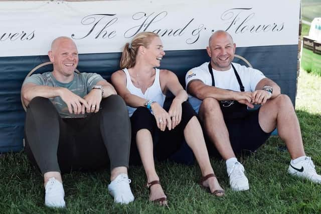 Tom Kerridge brought his The Hand of Flowers pub to the Warwick Pub in the Park festival last summer. Photo supplied.