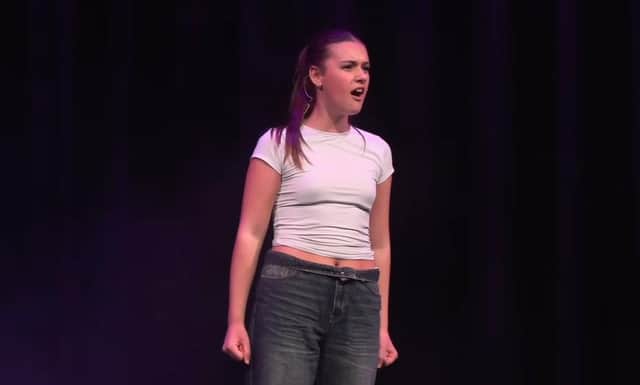 Hettie got through to the finals after singing All Falls Down from the musical Chaplin.