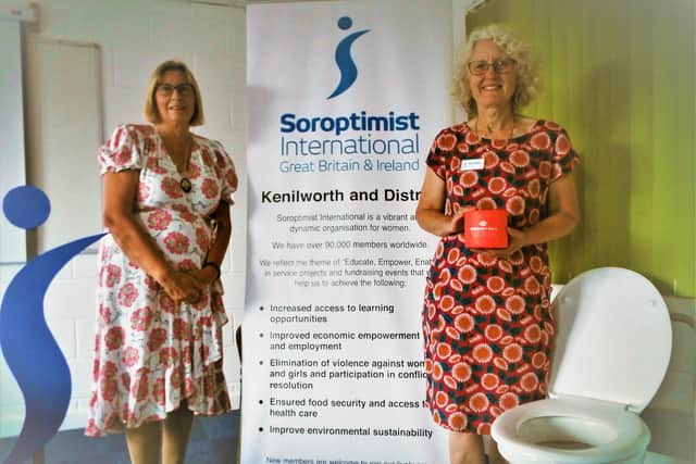 Elaine Clarke and Sharon Maxted organisers of the Toilet Twinning event. Photo supplied