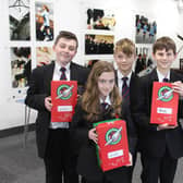 Students at Avon Valley School support Operation Christmas Child.