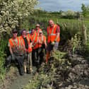 A team of Network Rail volunteers have successfully repaired the canal.