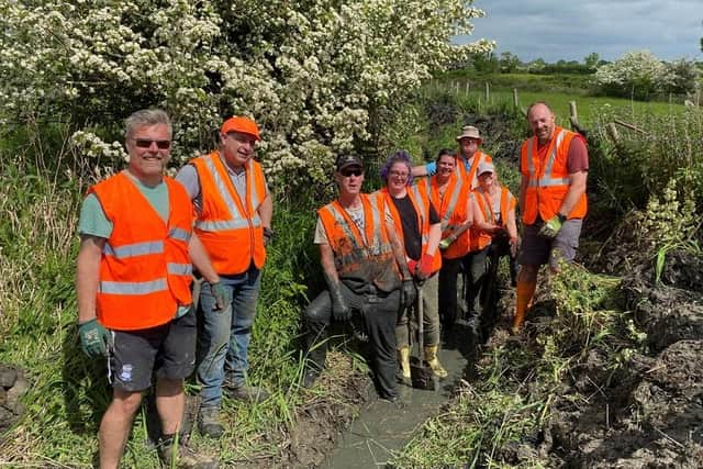 A team of Network Rail volunteers have successfully repaired the canal.