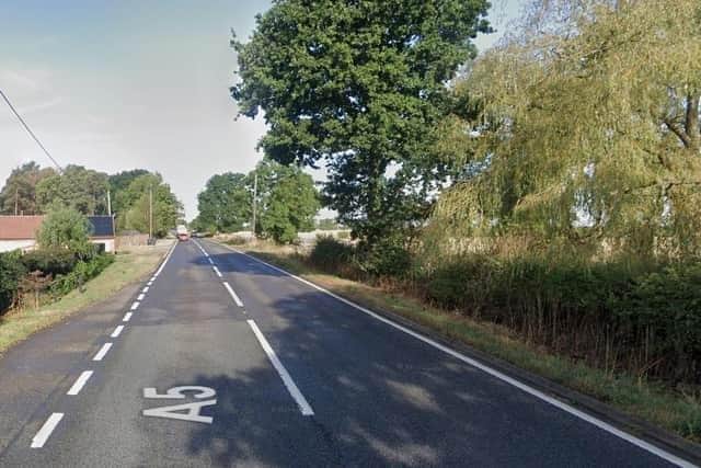 The collision happened on the A5.
